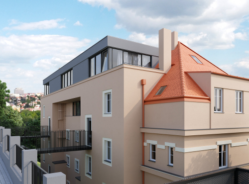 New maisonette, Prague 5 – Smíchov