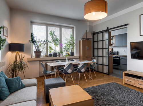Stylový byt 4+kk v blízkosti parku Stromovka, Praha 7 - Holešovice