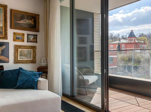 One-bedroom apartment with terrace, Prague 2 - Vinohrady