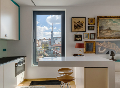 One-bedroom apartment with terrace, Prague 2 - Vinohrady