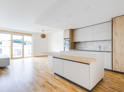 Zahraniční nemovitosti - Designový byt 2+kk se dvěma terasami, Praha 5 - Smíchov