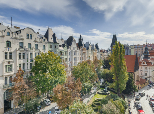 Luxusní byt 3+1 v secesním stylu, Praha 1 - Pařížská