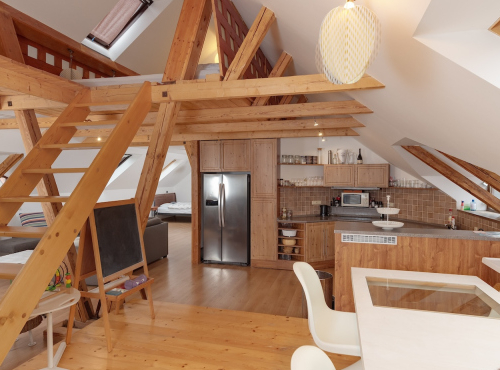 Mountain attic apartment,  4+kk- Vrchlabí, Krkonoše