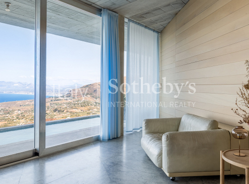 Designer villa with  view of the Gulf of Castellammare, Italy - Sicily