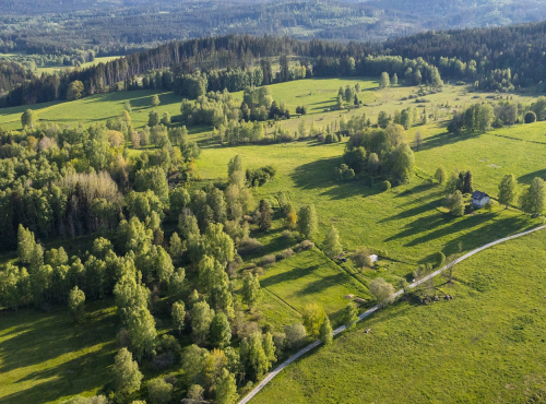 Stavební pozemek v NP Šumava Jižní Čechy - Nová Pec