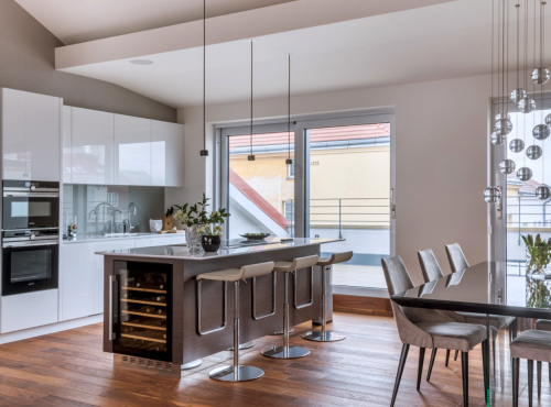 Moderní penthouse 4+kk s terasami, Praha 2 - Vinohrady