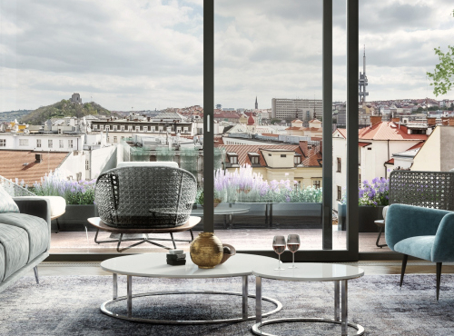 Zahraniční nemovitosti - Penthouse v centru, Praha 1 – Nové Město