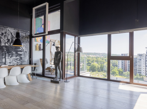 Designový penthouse, Praha 7 - Holešovice