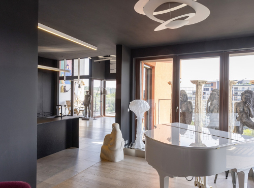 Design penthouse, Prague 7 - Holesovice