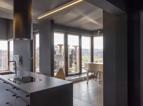 Design penthouse, Prague 7 - Holesovice
