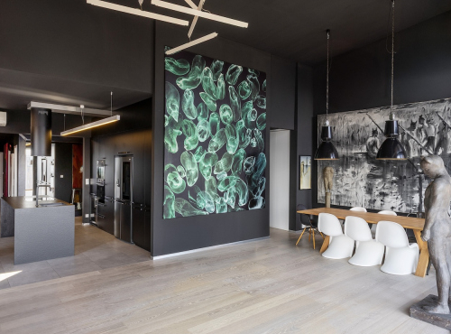 Design penthouse, Prague 7 - Holesovice