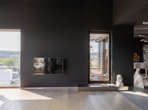 Design penthouse, Prague 7 - Holesovice