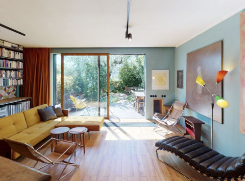 Design house with a garden and terrace for rent, Prague 5 - Hřebenky