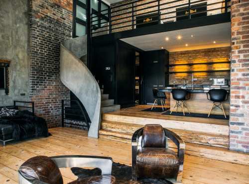 Zahraniční nemovitosti - Luxusní loft s terasou, Praha 2