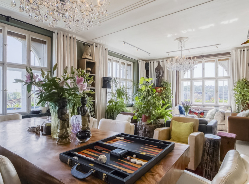 Luxury penthouse with roof terrace, Prague 2 - Nové Město
