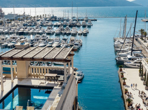 Penthouse s výhledem na moře, Černá Hora - Tivat