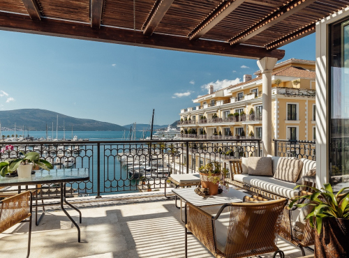Penthouse s výhledem na moře, Černá Hora - Tivat