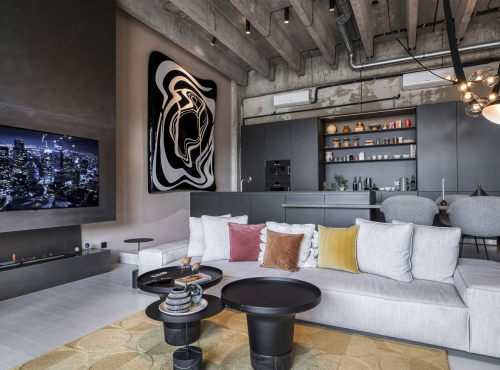 Designový loft s terasou,Praha 12 - Modřany