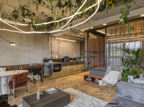 Designový loft v rezidenci Vanguard, Praha 12 - Modřany
