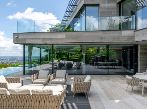 Moderní vila s panoramatickým výhledem, Budapešť - Maďarsko